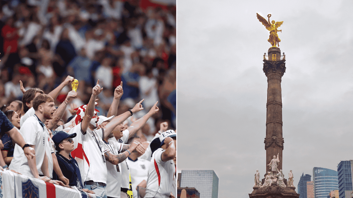 México vs Inglaterra: aficionado inglés convoca a sus compatriotas en el Ángel para banderazo