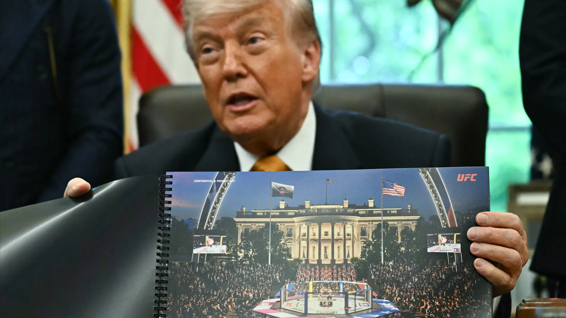 ‘Winning at all costs:’ Trump wraps himself in UFC’s bareknuckle image