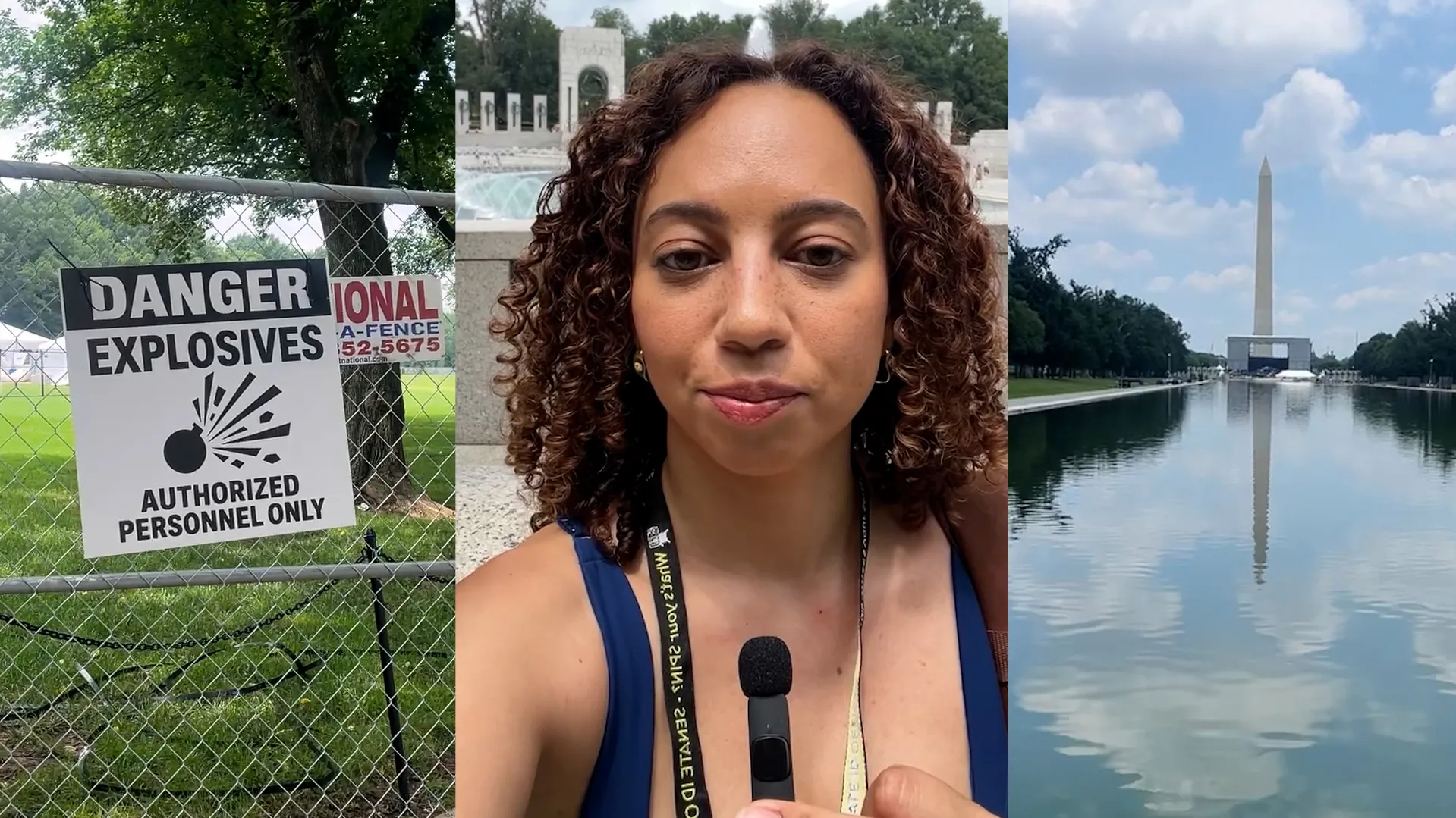 Trump touts 'crystal clear' Reflecting Pool using old X posts