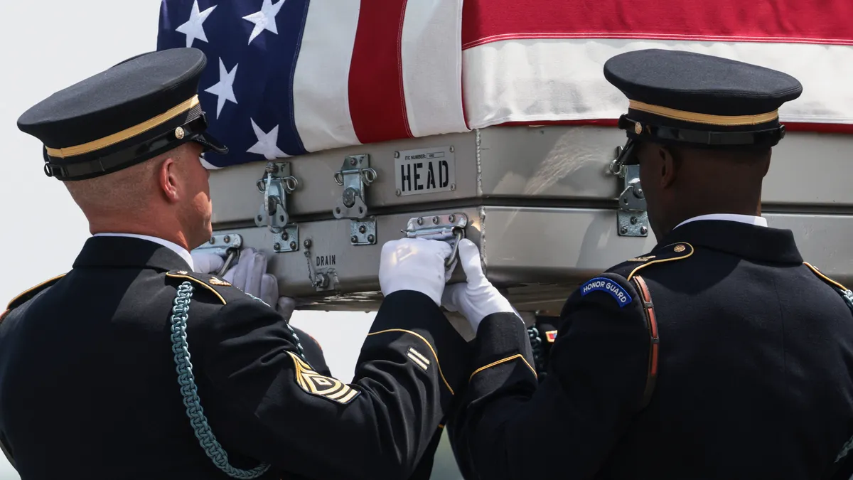 Four U.S. service members killed in Iran war returned home in dignified transfer