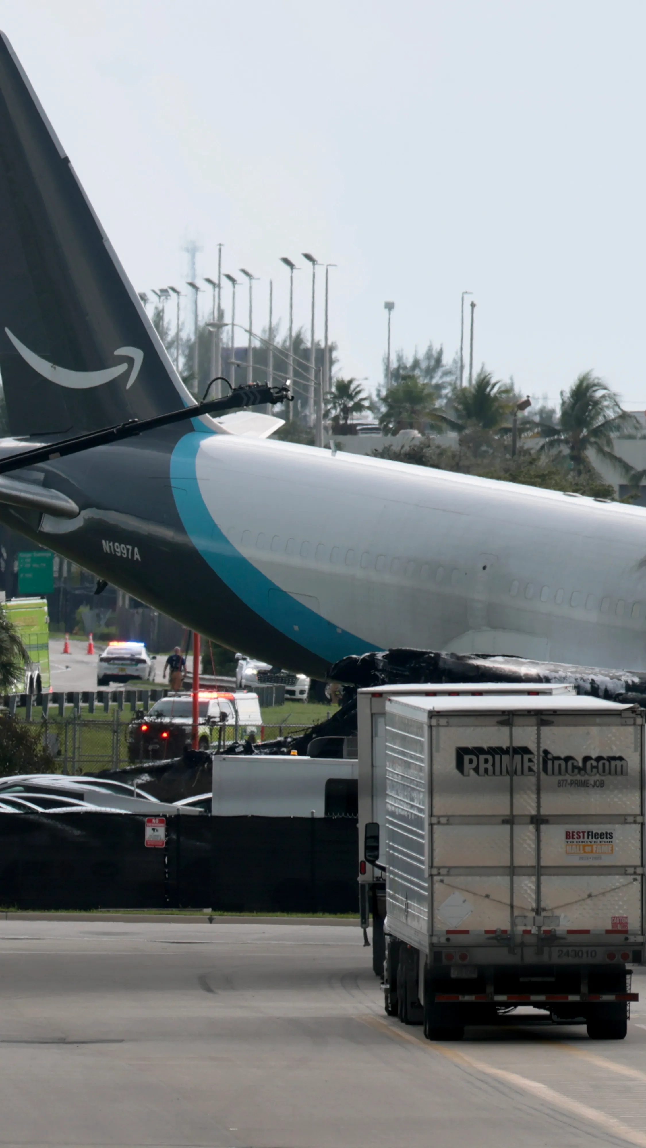 Deadly Amazon cargo plane crash causes travel chaos at Miami airport