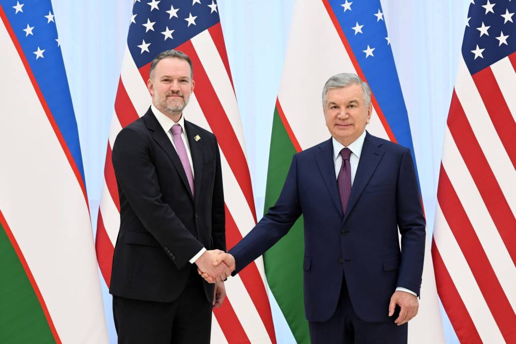 Präsident von Usbekistan empfängt US-Delegation