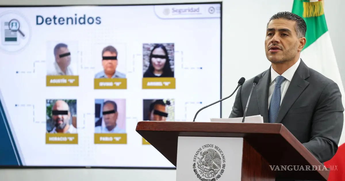 Harfuch informa detención de colombianos ligados a narcominas; identifican a líder vinculado al CJNG