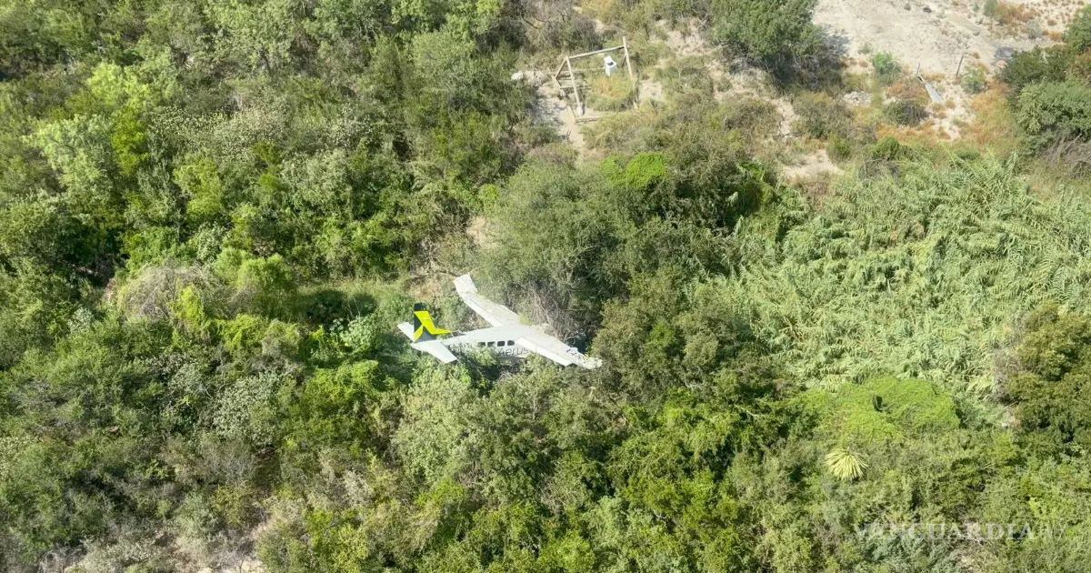 Small plane from Piedras Negras crashes in Pesquería, NL; three people injured