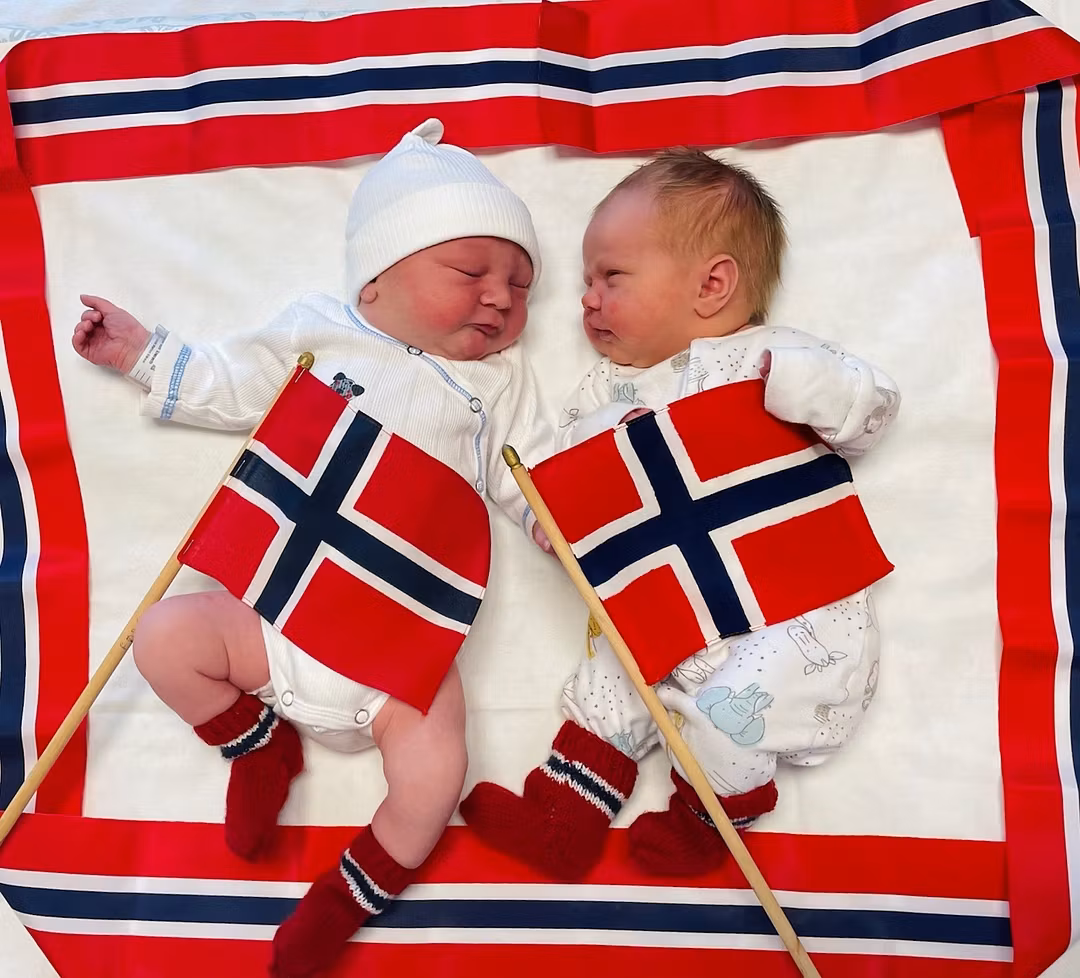Fødte i samme sekund som Norge scoret: –⁠ Sykt artig