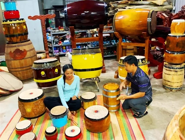 Bình An drums preserve the heartbeat of tradition