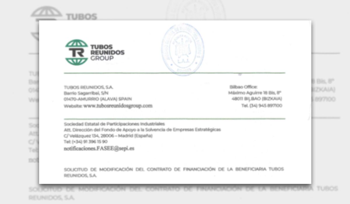 Rescate. Leire Díez poseía documentación confidencial sobre la refinanciación de Tubos Reunidos investigada por la UCO