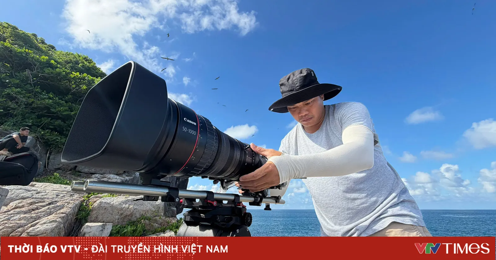 Hé lộ hậu trường trước giờ truyền hình trực tiếp Vietnam Wild Live từ Hòn Trứng