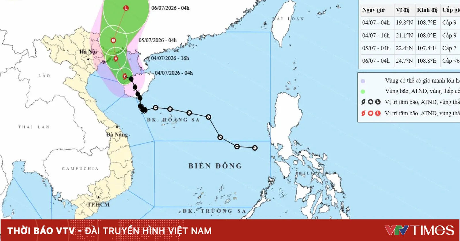 Bão số 1 tăng tốc, biển động dữ dội, Bắc Bộ mưa lớn diện rộng từ hôm nay