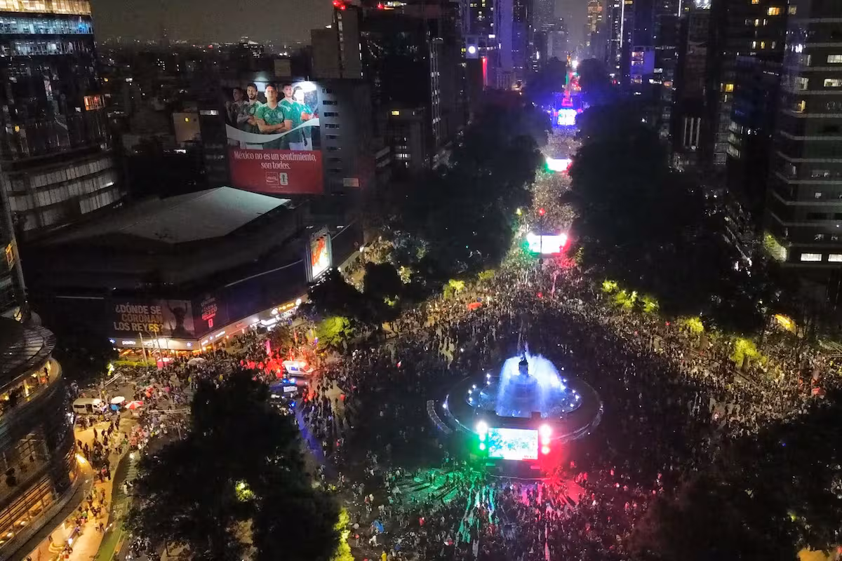 México vs. Inglaterra: Ángel de la Independencia tendrá límite de aforo