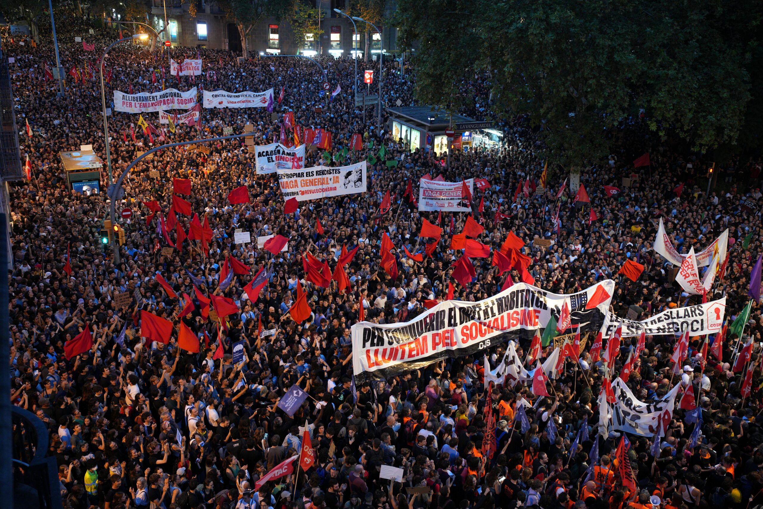 Spain’s government to approve urgent housing measures after a night of unrest in Barcelona