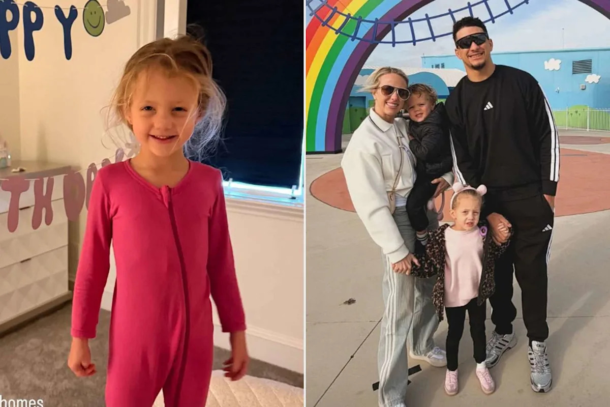 La familia Mahomes celebra el cumpleaños de su hija Sterling en el Peppa Pig Park