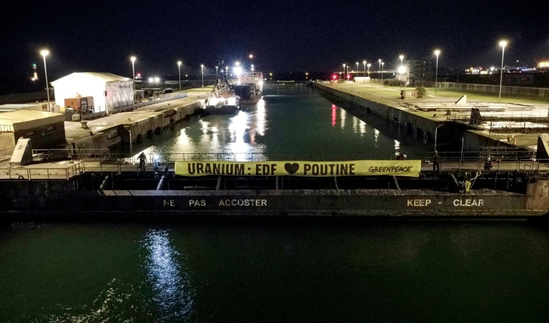 France arrests activists blocking ship over alleged Russia uranium links