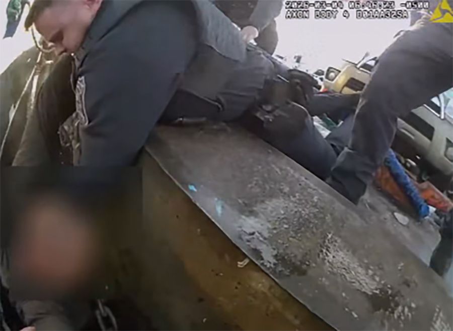 Fisherman Rescued After Falling into 'Frigid' Water Through Gap Between Boats as One Officer Promised, 'I’m Not Letting You Go'