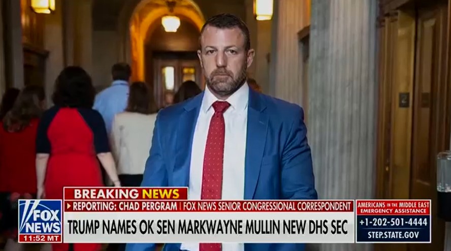 Fox’s Chad Pergram Reminds Viewers of That Time Markwayne Mullin Almost Came to Blows With a Witness