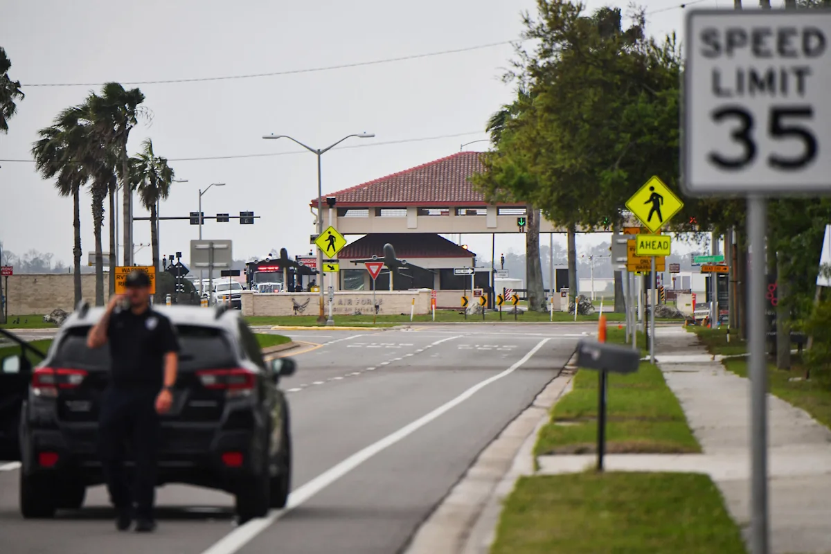 Siblings indicted after explosive device found outside Air Force base