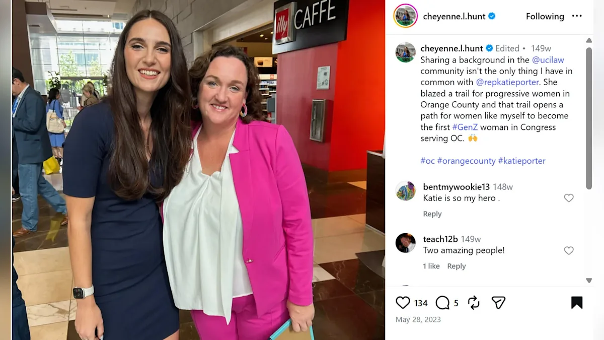 Porter campaign: No relationship with influencer behind Swalwell allegations