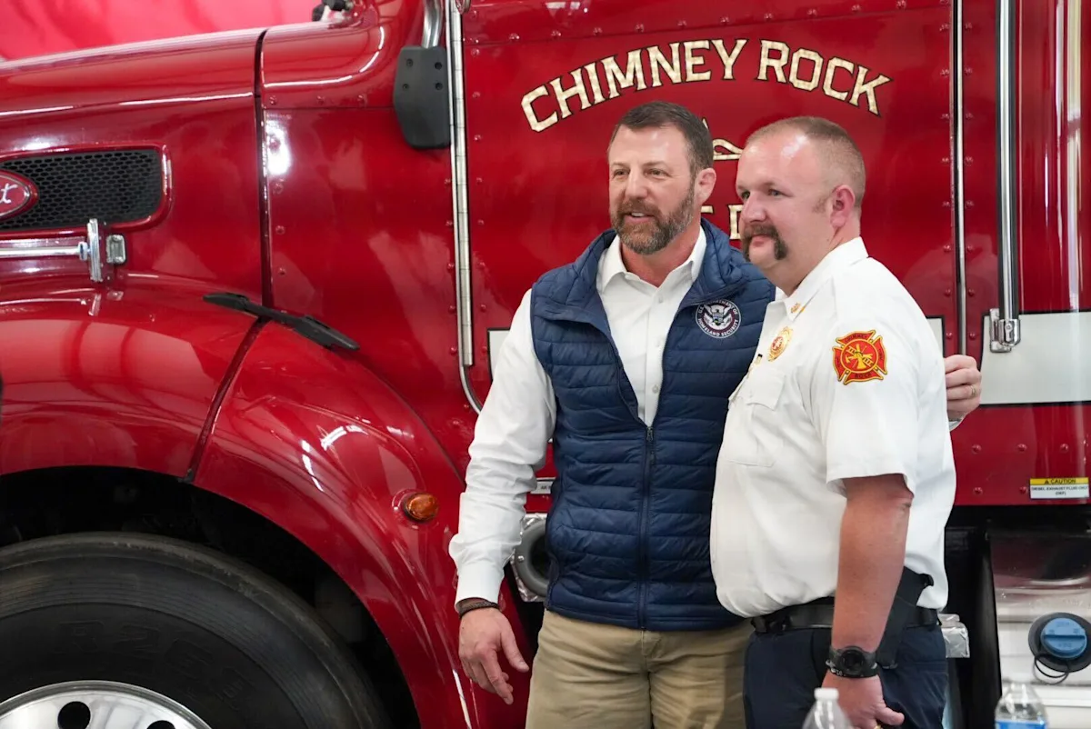 Mullin visits town devastated by Hurricane Helene, promises reforms to FEMA