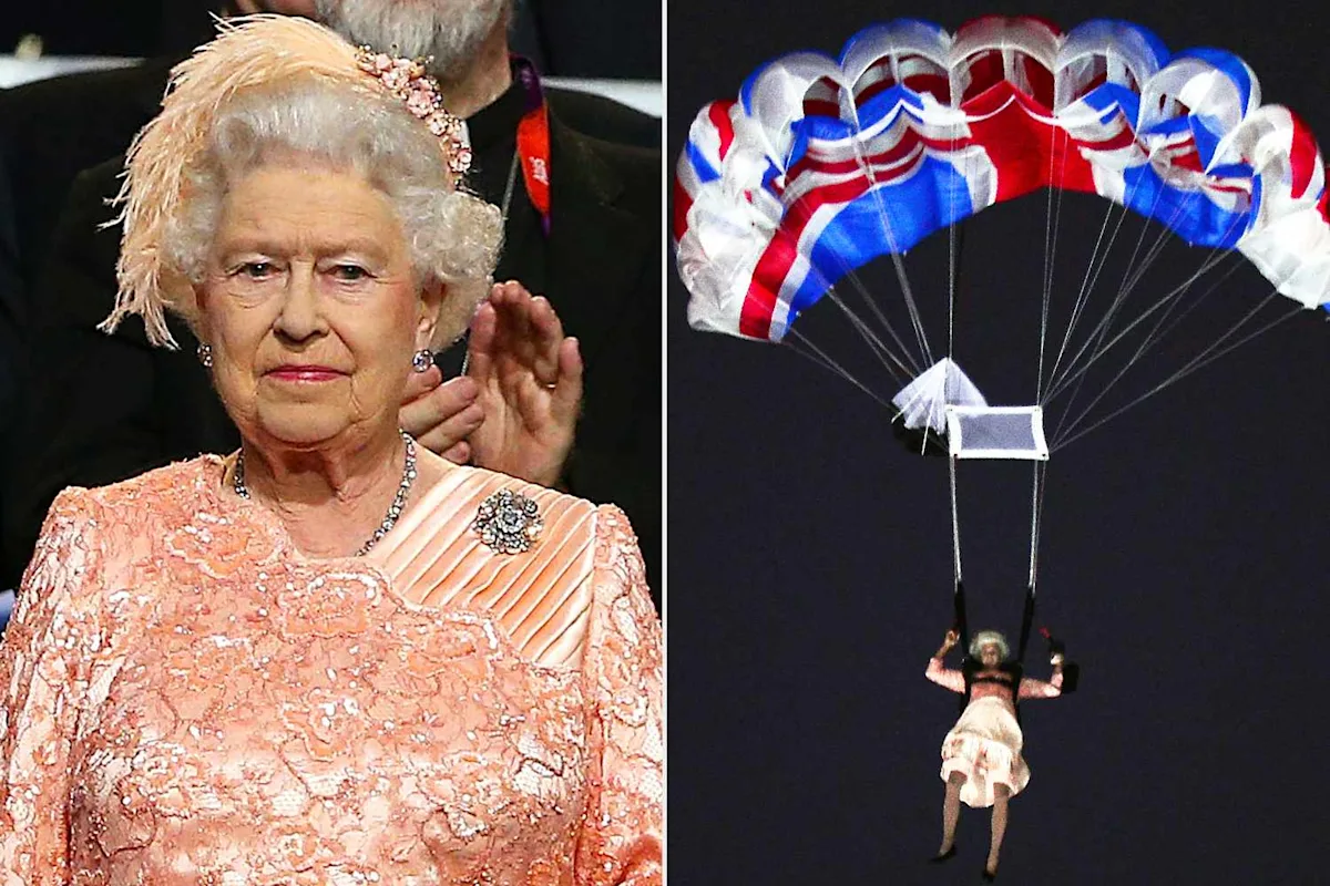 Queen Elizabeth's 2012 Olympics Outfit Goes on Display (Next to Her Skydiving Stunt Double's!)
