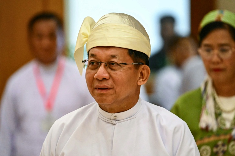 Myanmar junta chief sworn in as president