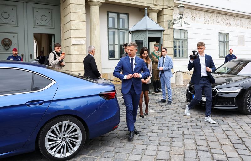 Hungary's election winner Magyar to meet president, calls on him to resign