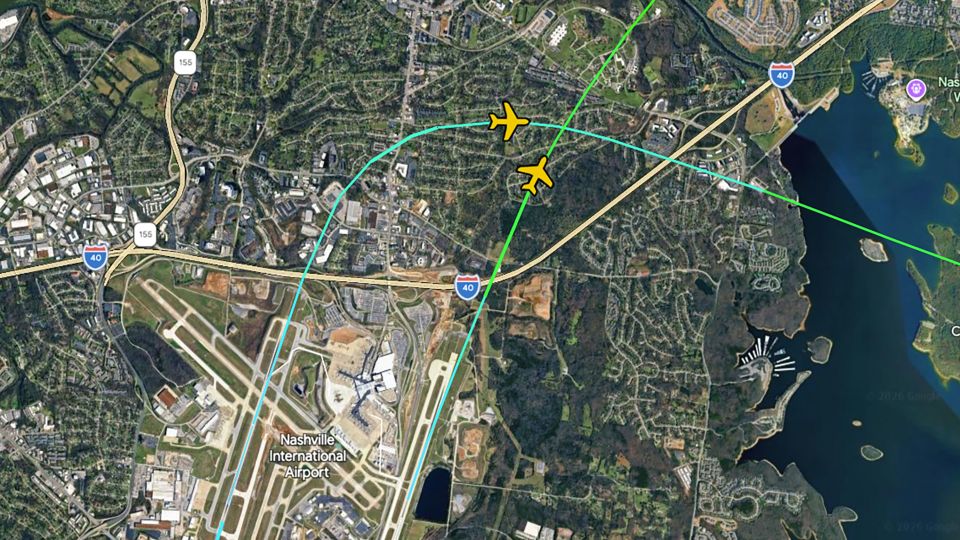 Alarms sound in the cockpit as two Southwest jets fly dangerously close near Nashville International Airport