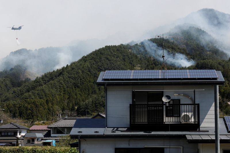 Japan deploys hundreds of firefighters as wildfires rage in north