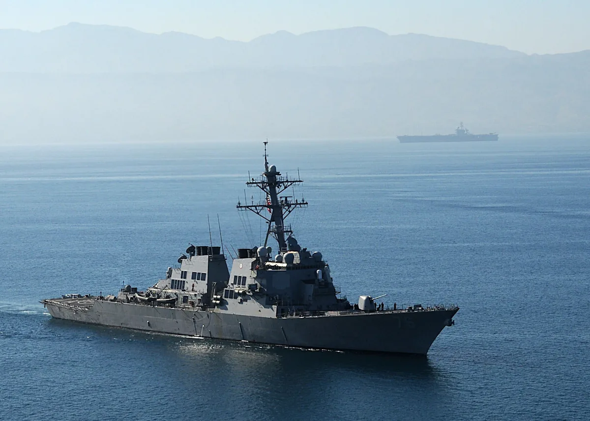 Fire aboard Navy destroyer USS Higgins, officials say
