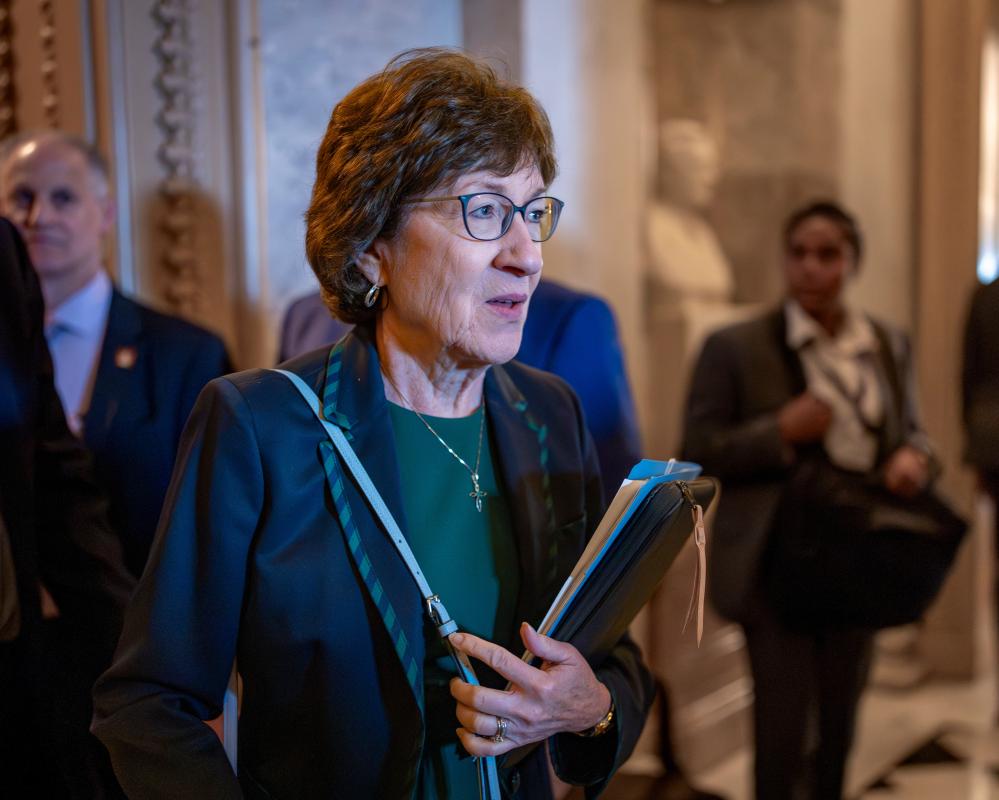 Susan Collins reveals medical condition but says her job as senator is unaffected