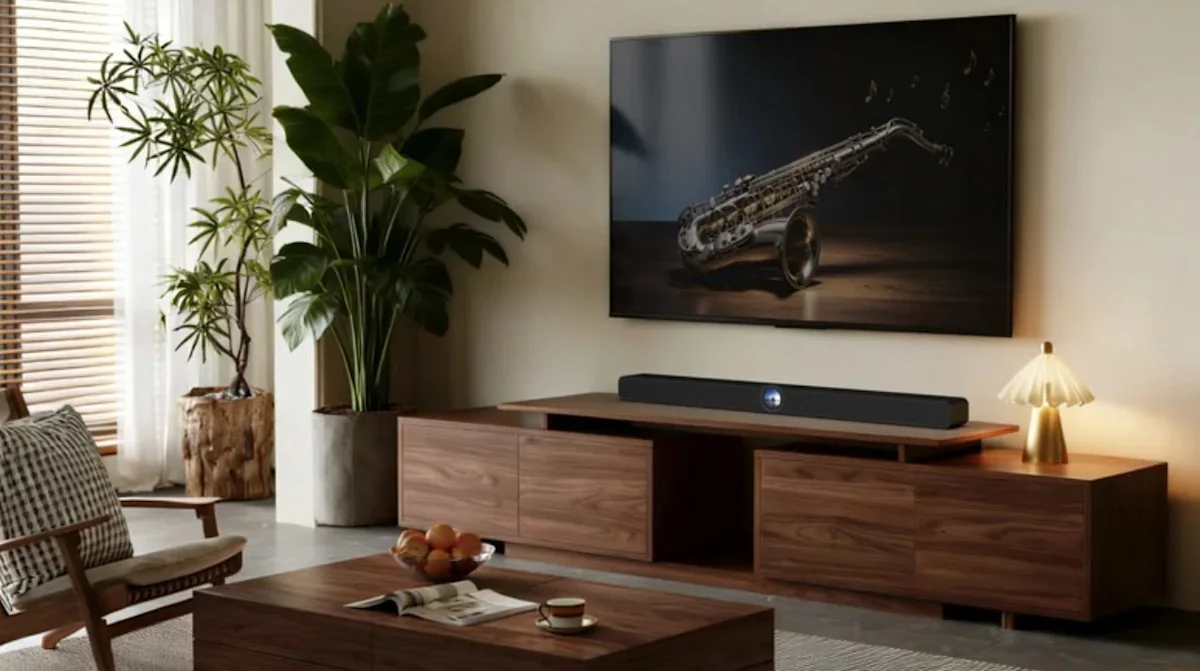 WiiM Bar Soundbar Puts Album Art Where You Can Actually See It