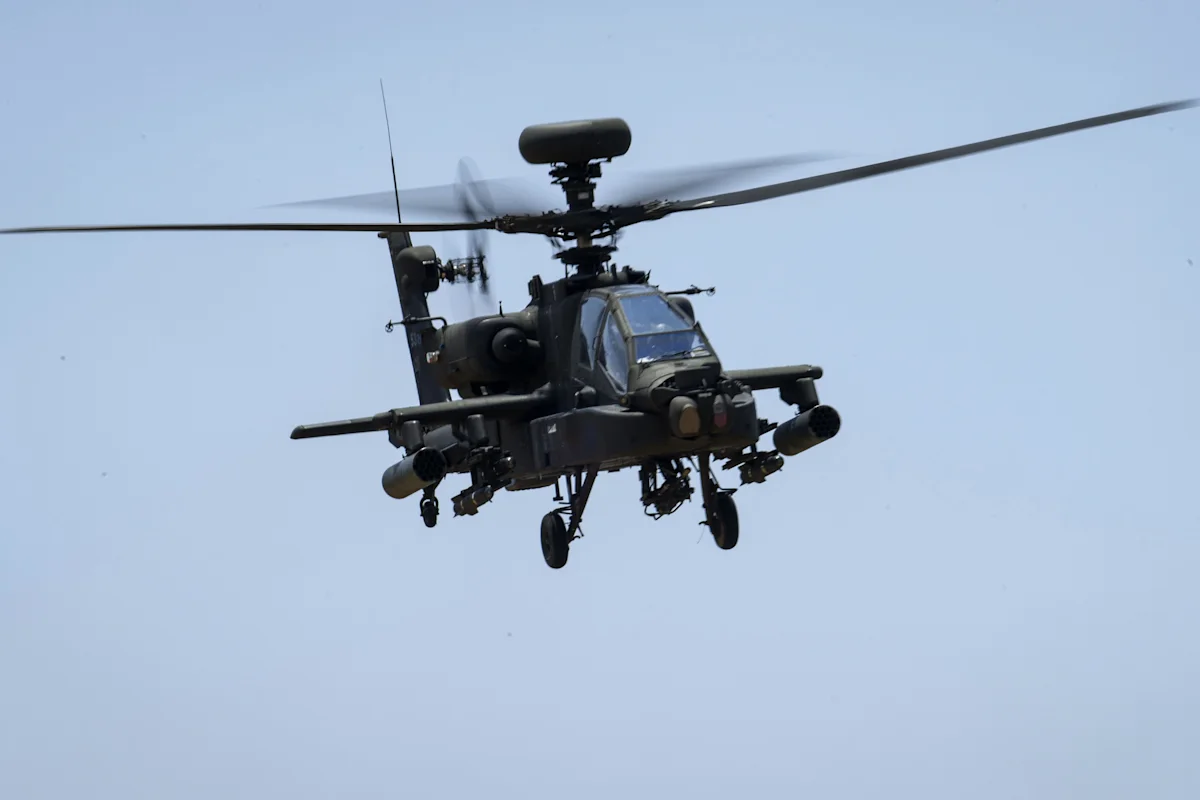 First-ever U.S. sea drone rescue for Apache crew near Strait of Hormuz