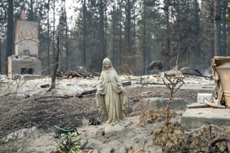 Wildfires raze neighborhoods in US northwest city of Spokane