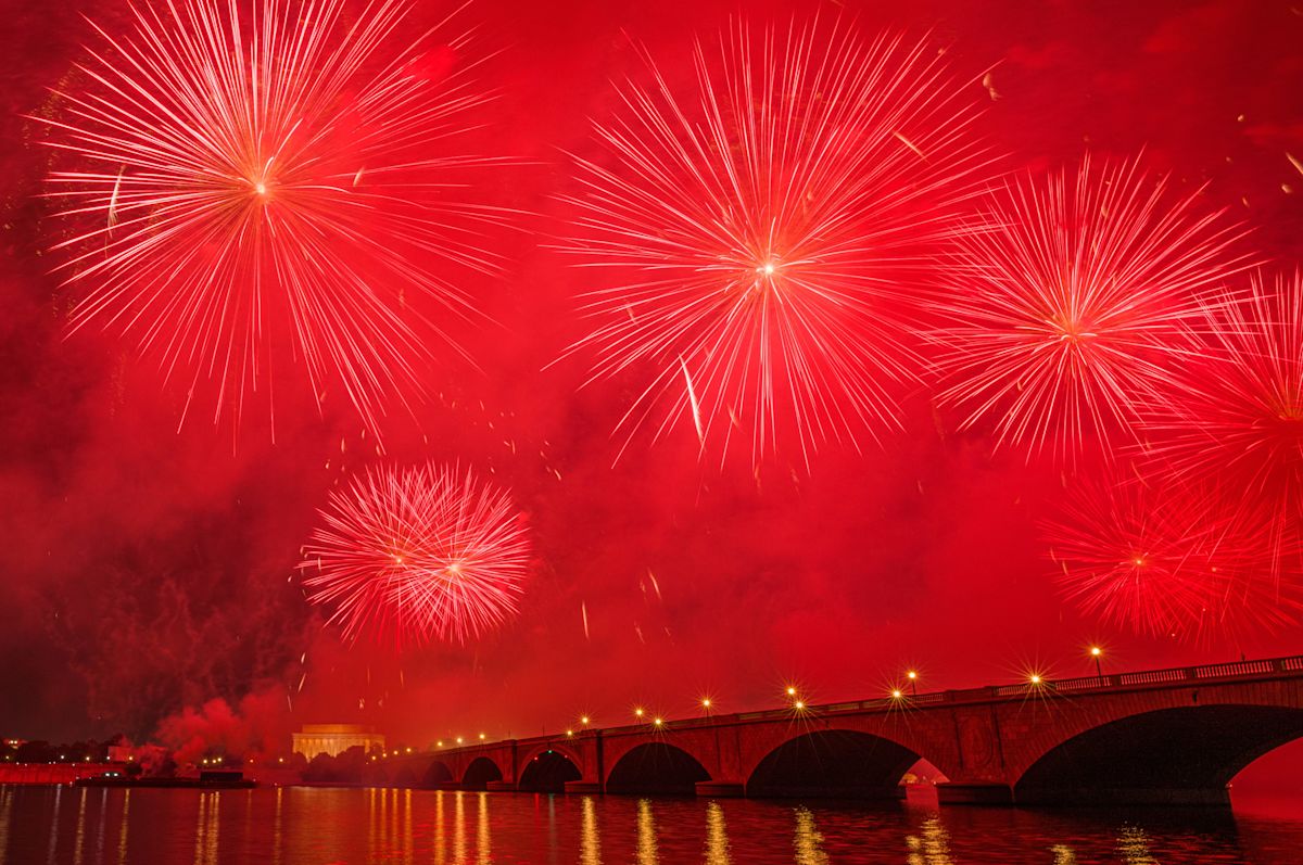 Trump's promised largest fireworks display ever sets Guinness World Record