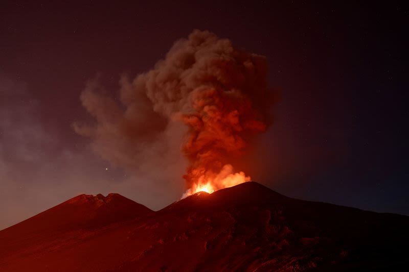 Ash cloud from Sicily’s Mount Etna volcano disrupts Malta flights