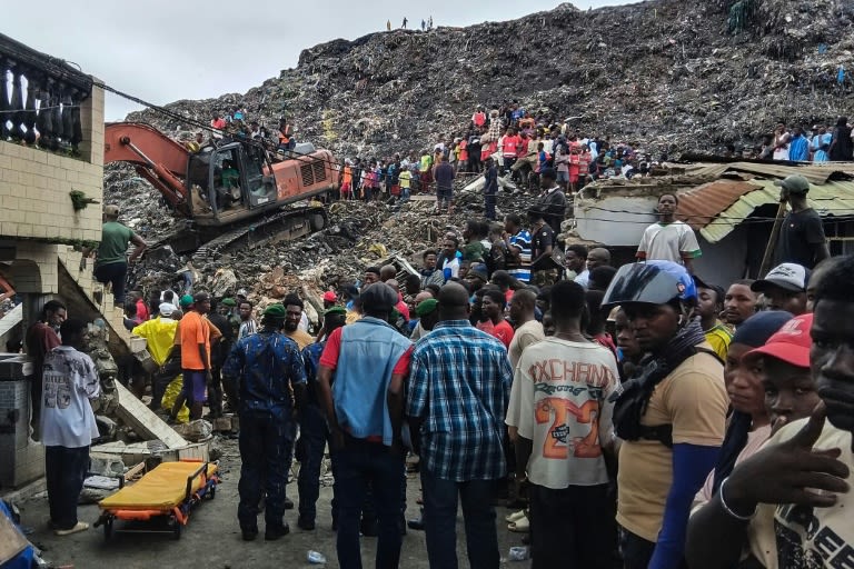 Despair and anger in Conakry after deadly landfill collapse