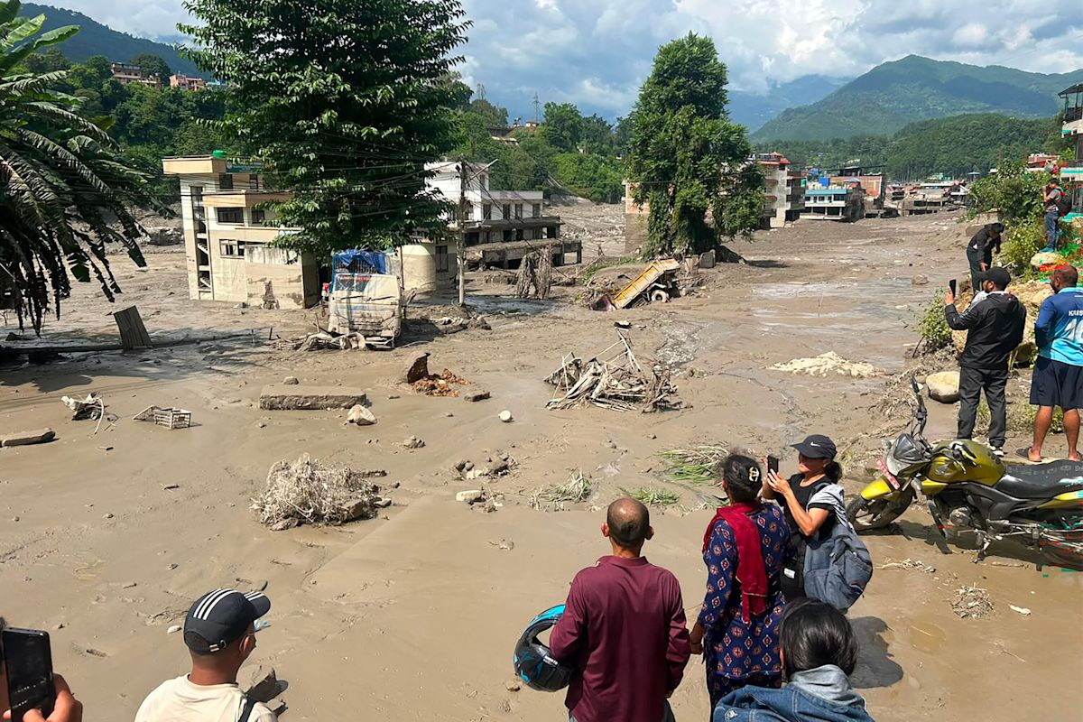 Americans among almost 400 tourists missing after Nepal flash flood
