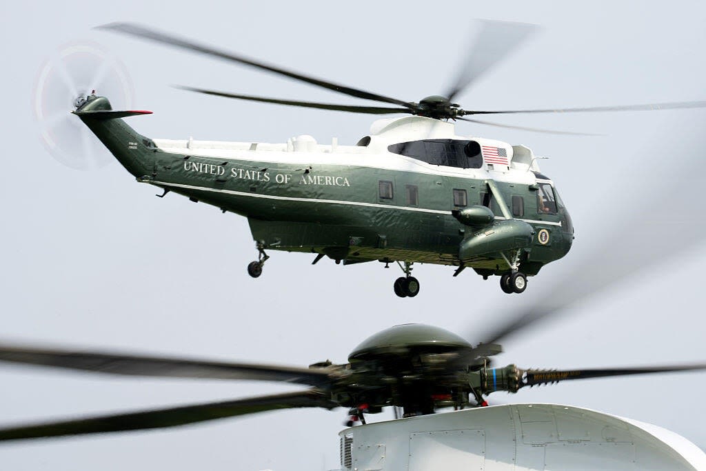 Marine One's warning calls before mishap went unheard by air traffic controllers