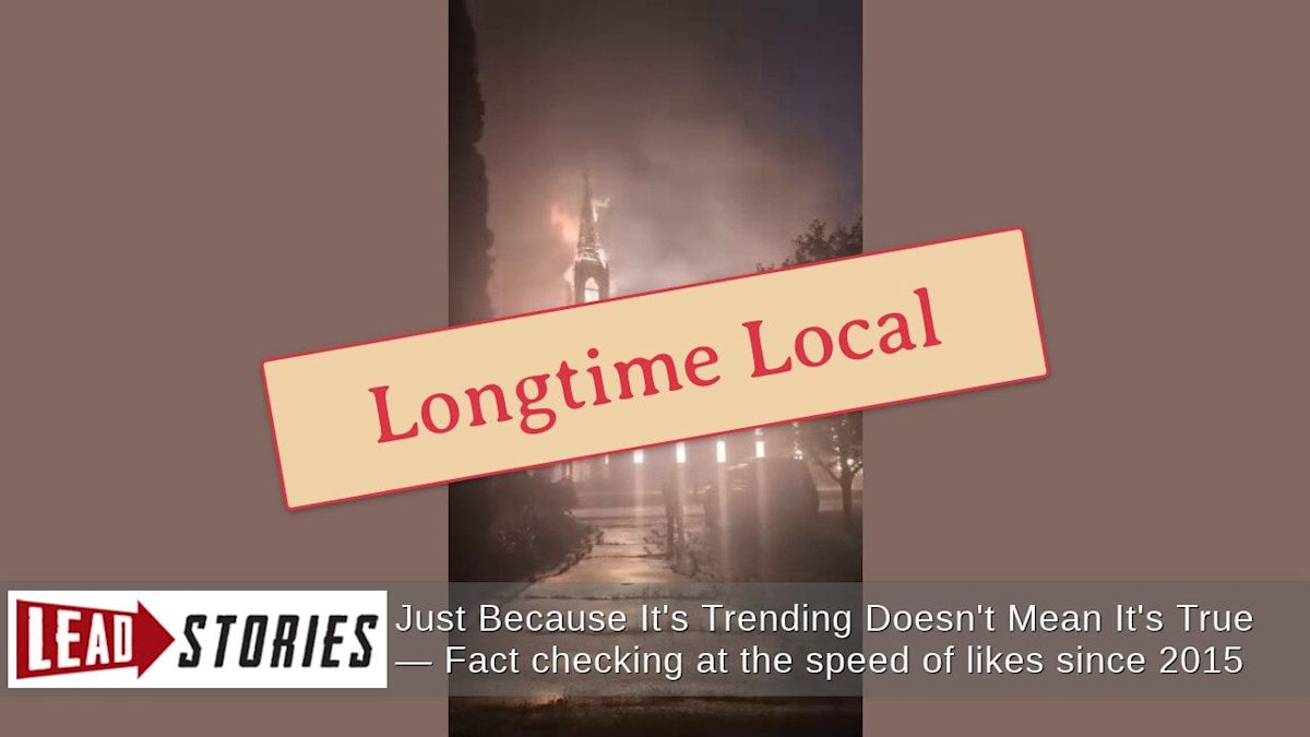 Fact Check: Suspect In Canadian Church Fire Is NOT A Palestinian Muslim Migrant -- He Is From The Community