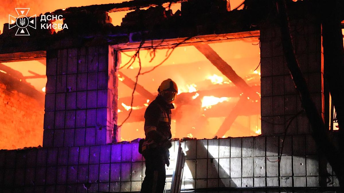Russian attack kills at least 12, including rail workers, in strikes on Kyiv