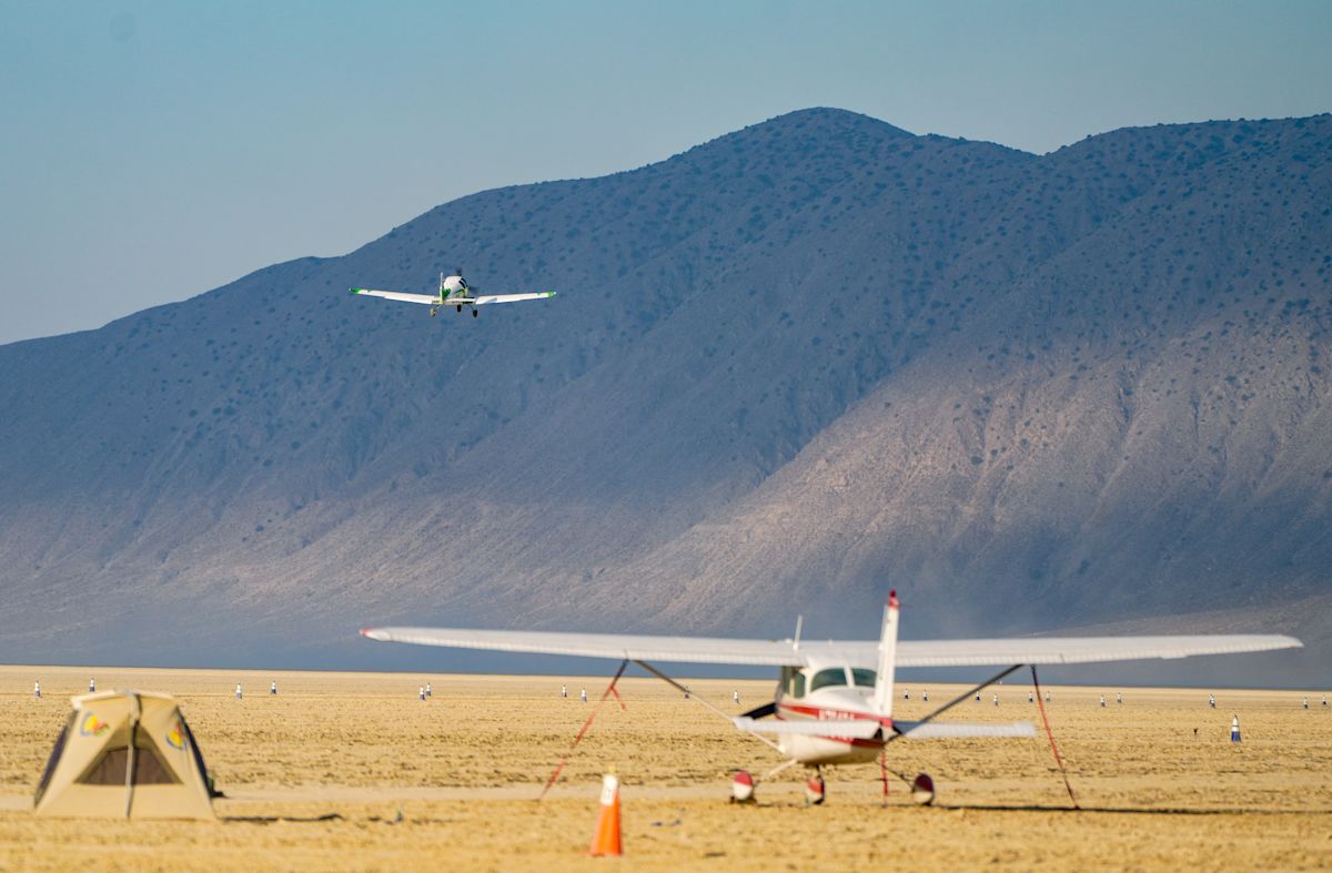 For one week a year, Burning Man's airport is among nation's busiest