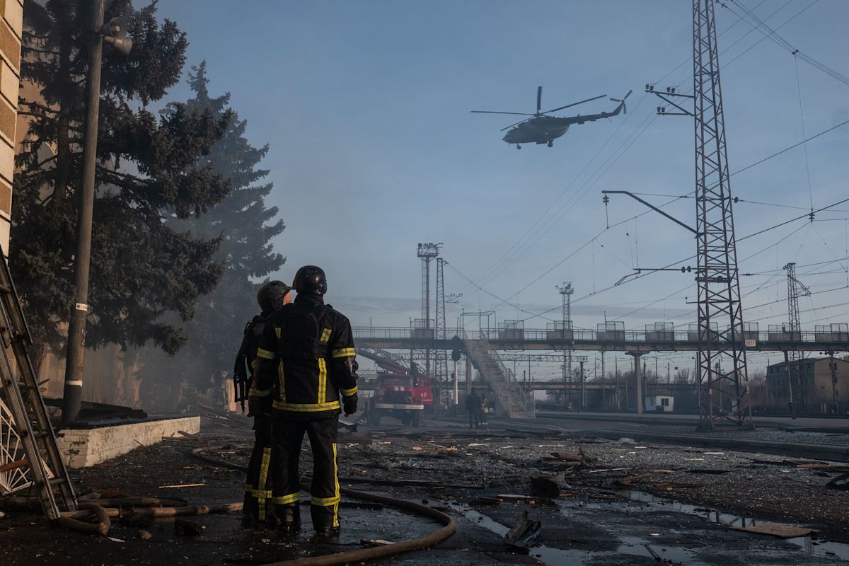 Zelensky vows to bolster security for Ukraine's railways