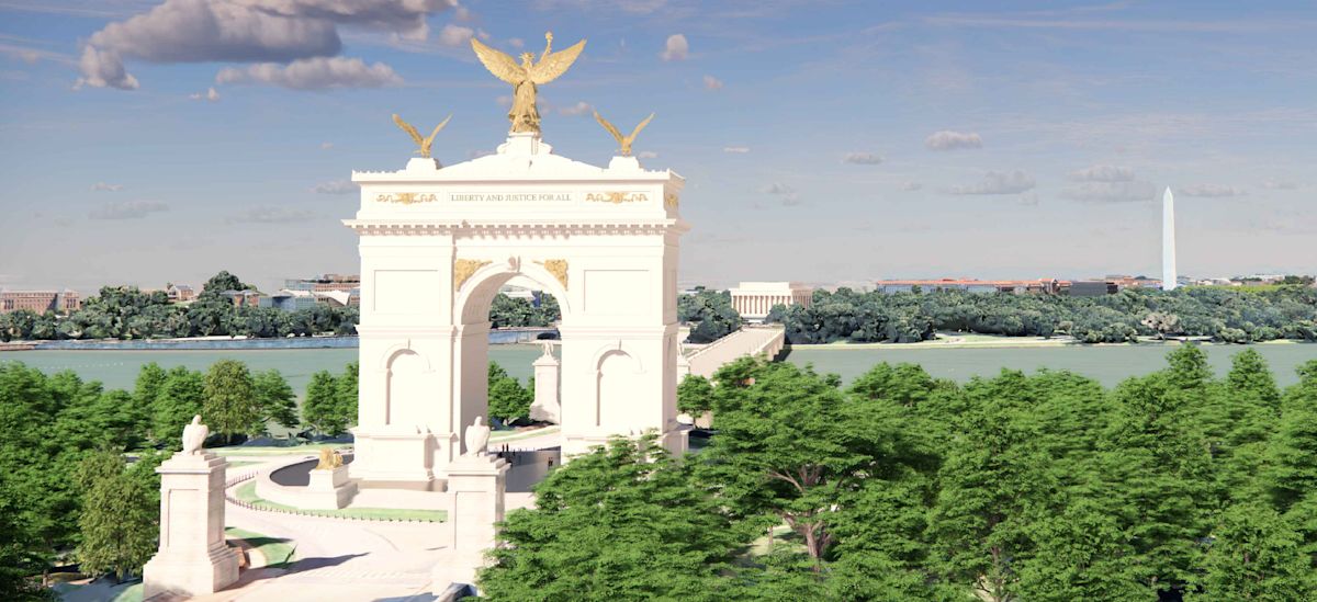 FAA says Trump arch will not interfere with D.C. airport flight path