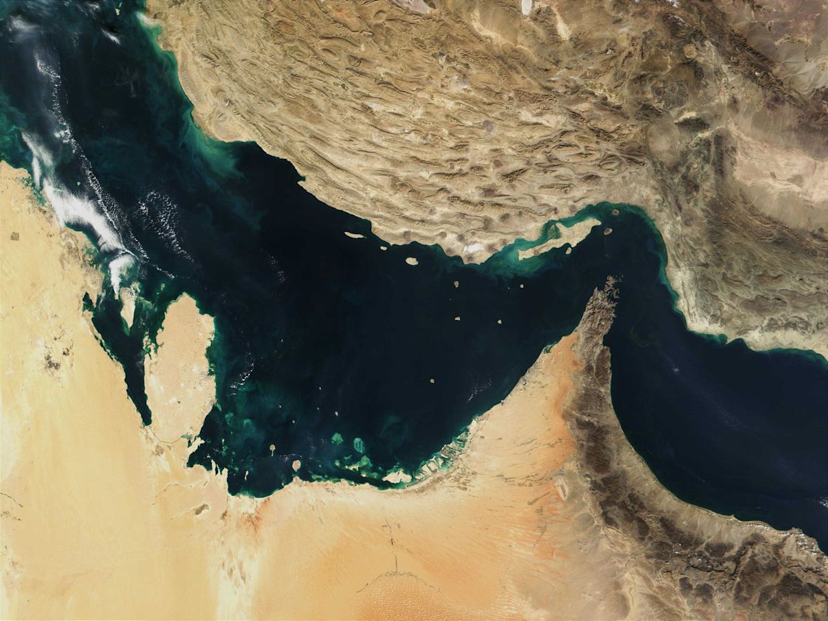 Cargo ship reportedly on fire after being hit in Strait of Hormuz