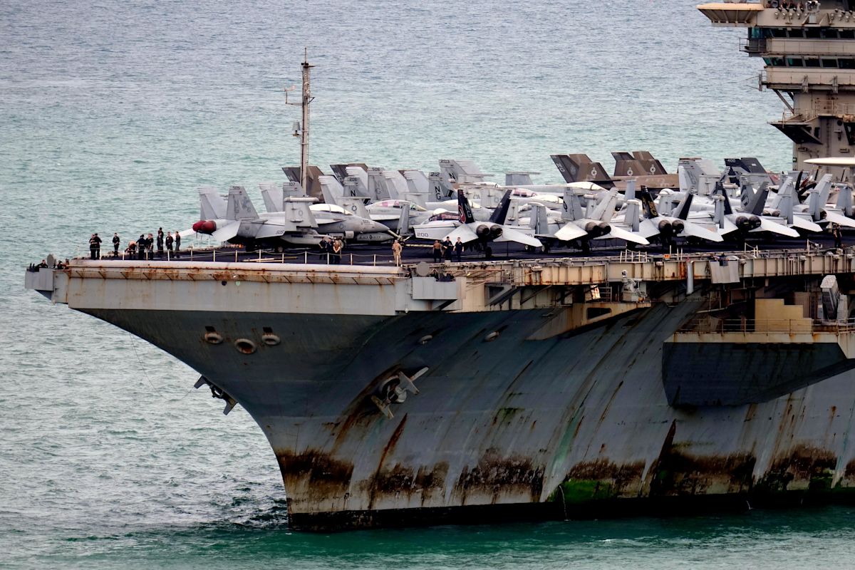Navy reports 8 suicide attempts on carrier group that faced monthslong deployment