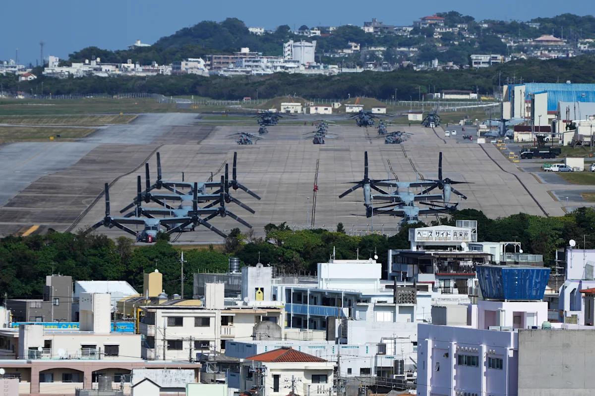 US military restricts troops from leaving base in Okinawa after Marine arrested in killing