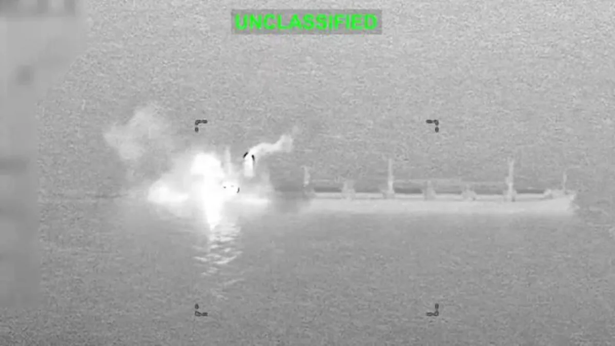 US military says it disabled cargo vessel trying to run Iran blockade