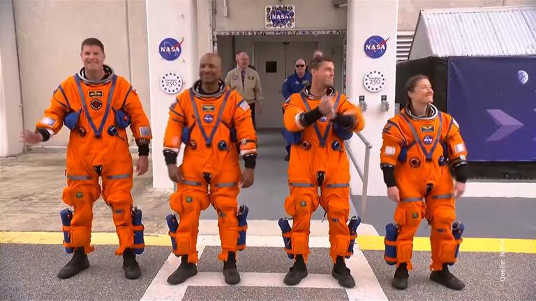 Artemis 2: Das ist die Crew, die auf dem Weg zum Mond ist