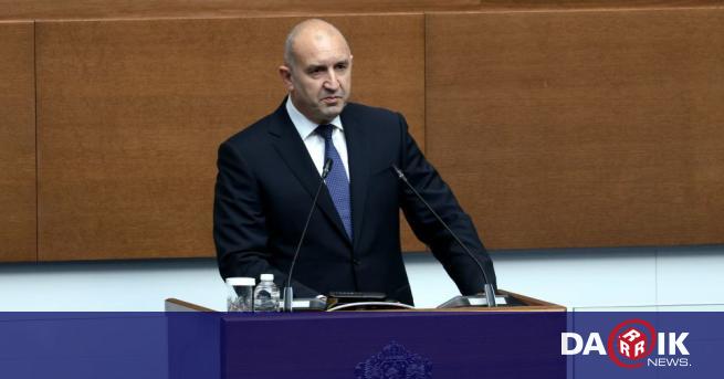 Радев в парламента: Ще наложа резерви към 21-вия пакет санкции срещу Русия