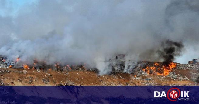 Fire at the regional landfill near Rakitnitsa brought under control (PHOTOS)