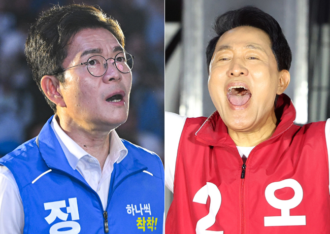 오세훈, 개표 시작 13시간 만에 정원오 역전…48 대 48 초접전